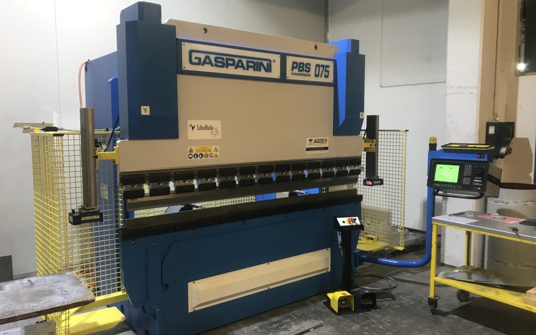 Piegatrice usata GASPARINI PBS 75/2500 cnc 6 assi