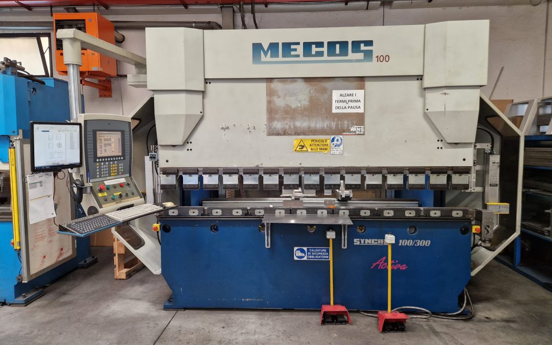 Piegatrice usata MECOS SYNCRO 100/3000 cnc 8 assi